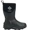 Muck Boot Co Men's MuckMaster Mid Rubber Boot, Plain Toe, 12 in Height, Black, 8 MMM-500A-BLK-080 - alternate 7